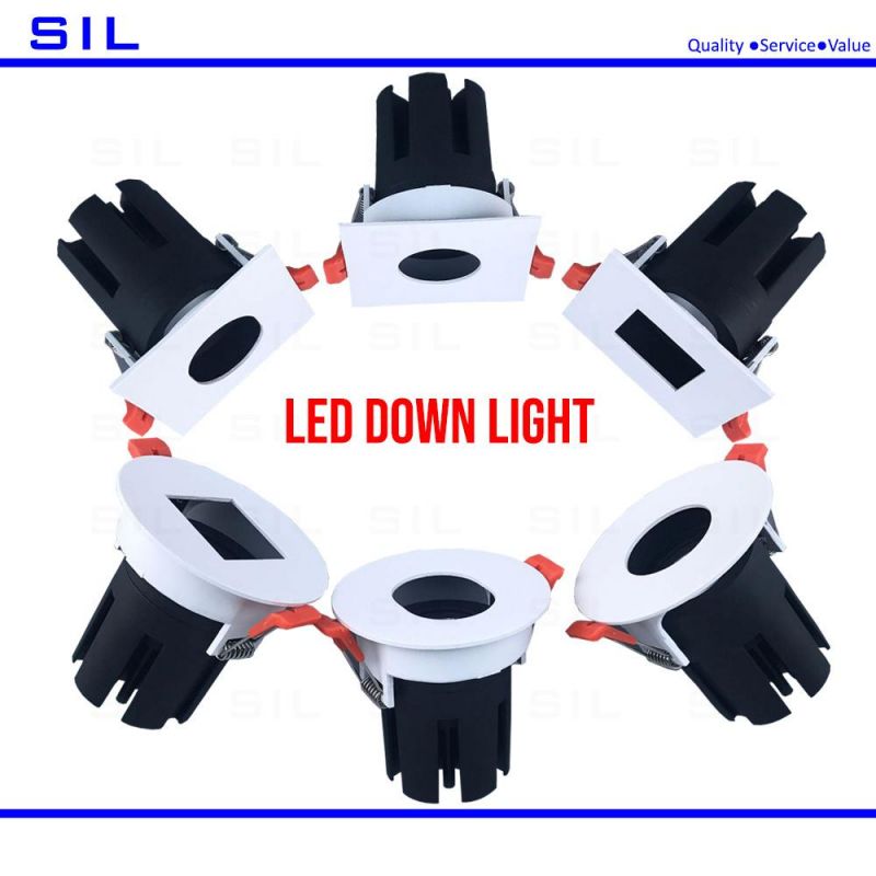 LED Down Lights TUV CE RoHS Approved 7watt High Quality LED Downlight Ceiling Downlight