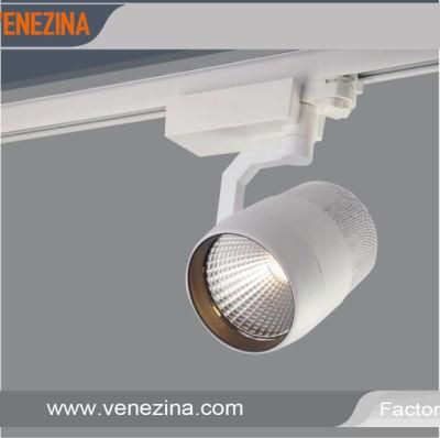 4 Wires 3 Circuit 20W 25W 30W 40W CREE Cititzen COB LED Track Spotlight for Commerical Projects LED Track Light
