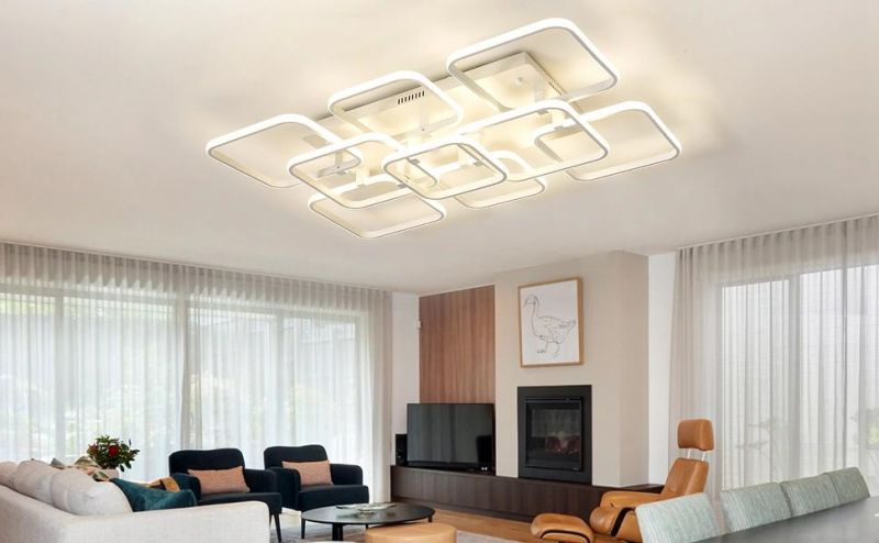 New Recessed RGB LED Ceiling Lamp Fixtures White Ceiling Light