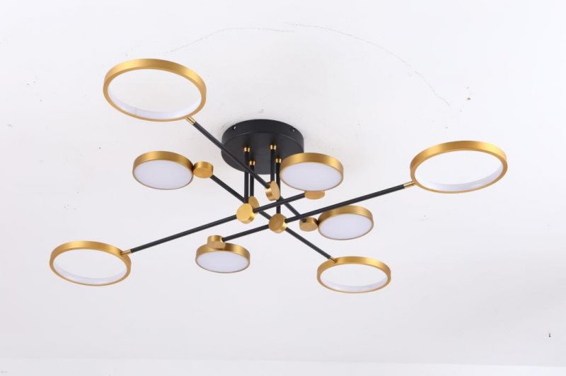 Masivel 8-Head Design LED Light Modern Nordic Indoor Ceiling Light