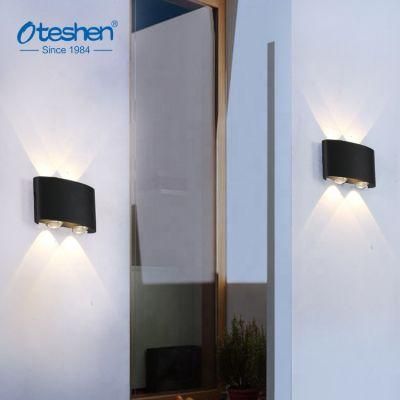 ABS up and Down Waterproof IP44 LED Wall Mounted Lamp