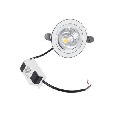 High Quality Anti-Glare SMD/COB Adjustable Angle 9W LED Spotlight with External IC Driver and Built-in Driver