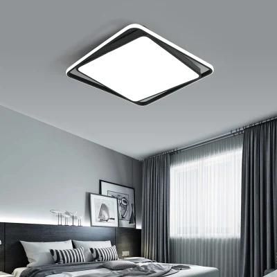 Modern Remote Control Hidden Blade Decorative Outdoor LED Ceiling Light Energy Saving Ceiling Light