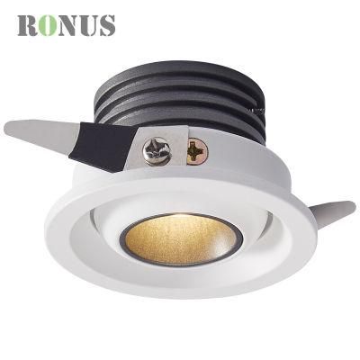 LED COB Hotel Used Small Spotlight 1W 3W Spot Light Mini Ceiling Lighting Downlight