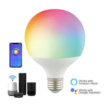 New RGB Color Changing LED Smart G95 Bulb with CE