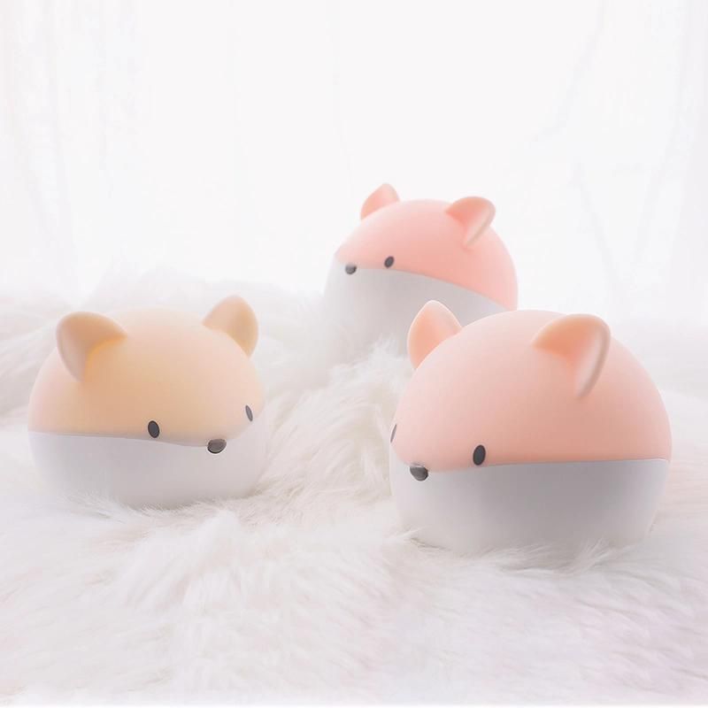 Naughty Mouse Shape LED Lamp Sleep Baby Accompany Indoor Wireless Colorful Light Guiding Light