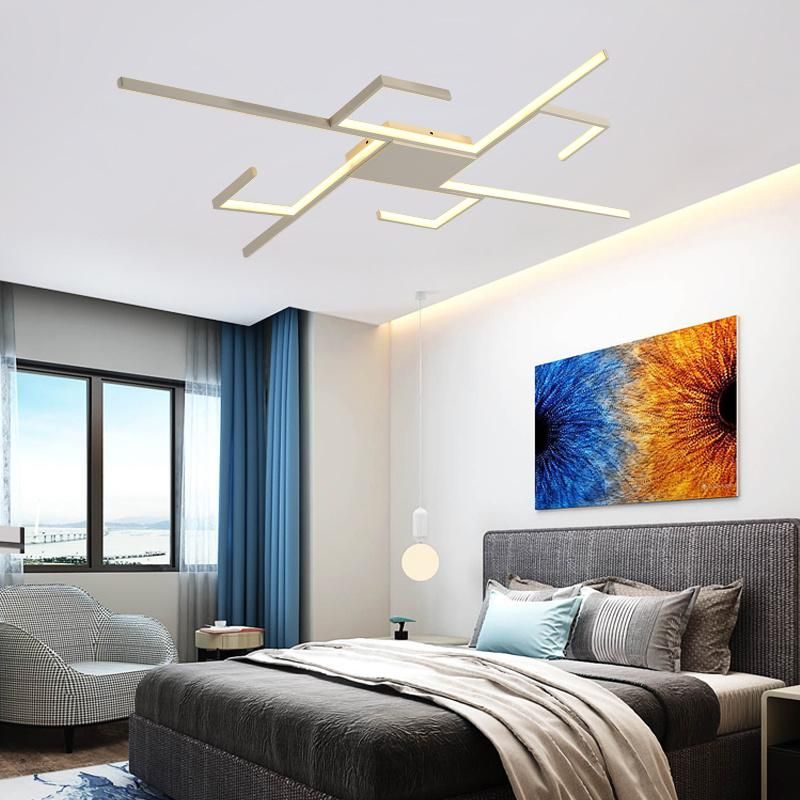 High Quality Nordic Simple Art Design Acrylic Ceiling Linear Light