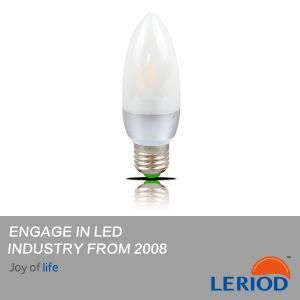 Warm White SMD LED Candle Bulb Light 5W