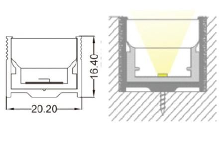 IP67 Infinite Inground LED Linear Lamp with PMMA Material