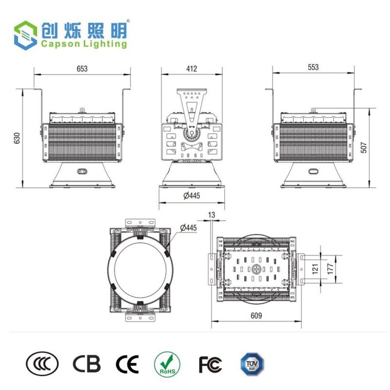 LED High Bay Light Soccer Field Lighting 1500W Best Price LED Sport Stadium Court Lighting 3years Warranty