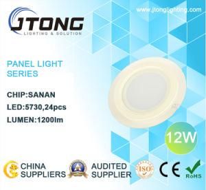 12W LED Panel Light with Glass (BLG-12W)