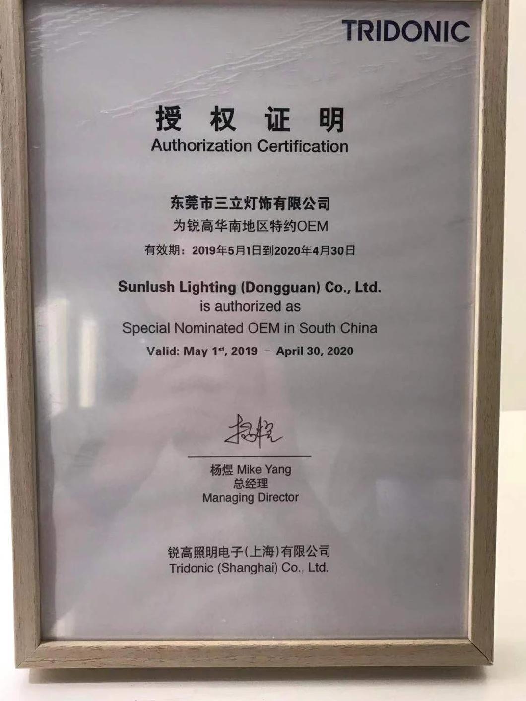 Ce/RoHS Certified IP44 Frame Changeable COB LED LED Downlight
