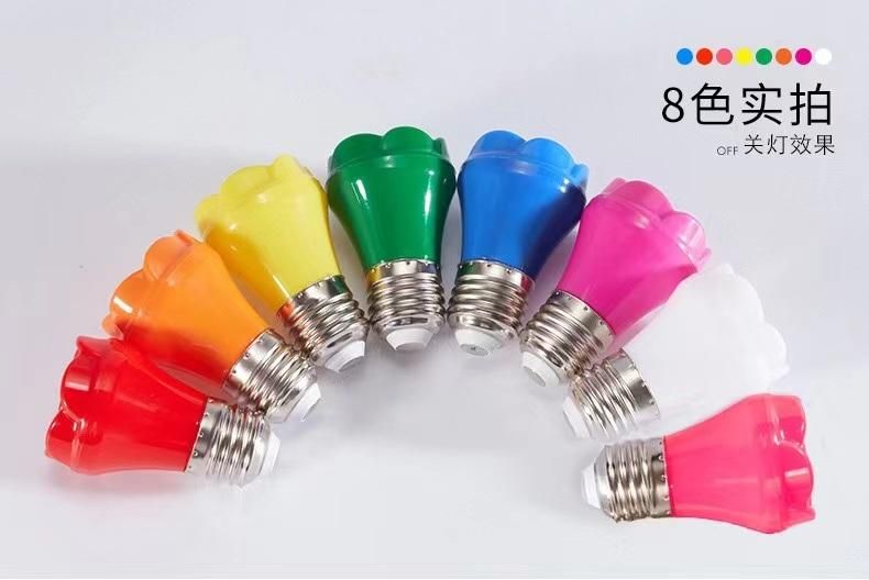 Rose Holiday Decoration LED Colorful Light Bulb
