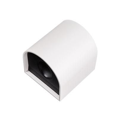 New Design Surface Mounted Interior Wall Lights Square Round Aluminum up and Down LED 2X3w Wall Light