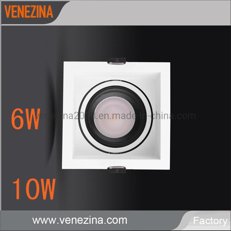 Square Round Recessed Spot Light Ceiling Manufacturer Price Commercial Lightibg 6W/10W