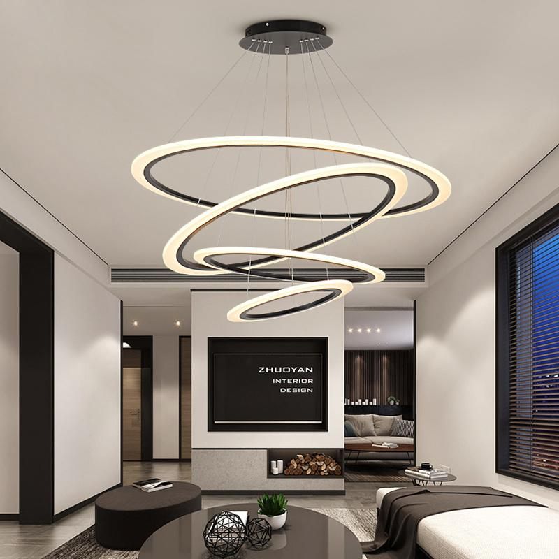 2022 Dining Room Modern Decorative Circle Lamps LED Pendant Light