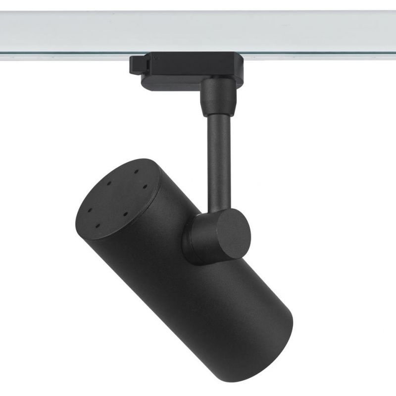 Commercial Adjustable 12W LED Lamp European Spotlight Ceiling Track Light Phase 2 COB Track Light