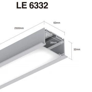 Le6632 Recessed Aluminium Profile Light