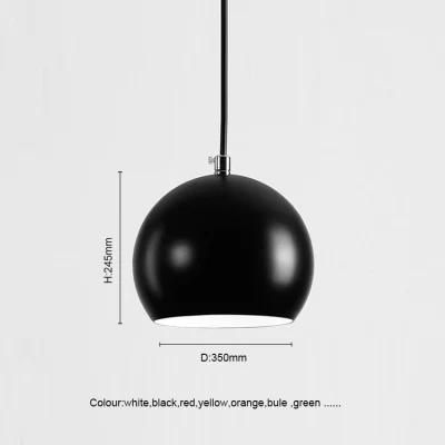 Metal Semicircular Shade Light Contemporary E27 Bulb Light
