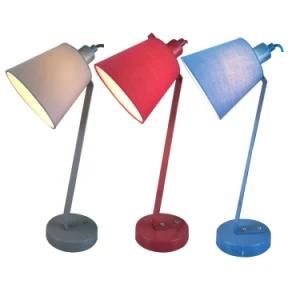 Eye Protection Desk Lamp Red Table Lamp for Office Studying Room