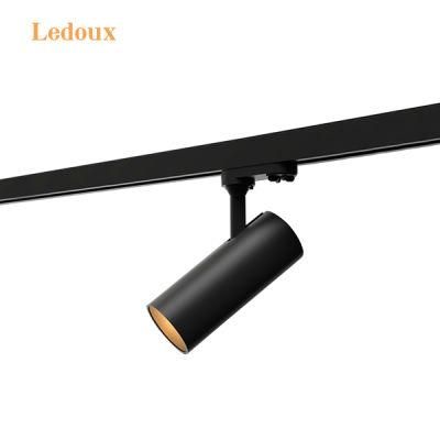 6W 10W 15W 20W 30W White Black Modern Commercial Dali Dimmable COB LED Track Lighting for Retail Store Gallery