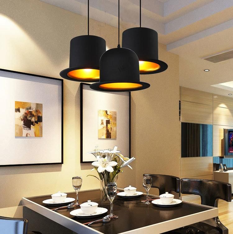 Modern Office Black Pendant Lamp for Living Room