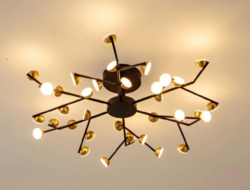 Masivel Factory Living Room Ceiling Mounted Dining LED Ceiling Light Plum Blossom Shape Bedroom Lamps