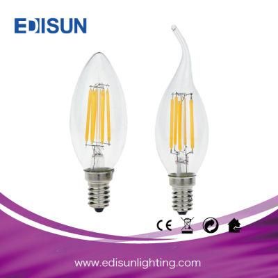 LED Bulbs Factory 6W E14/E27 LED Popular Candle Light Bulb