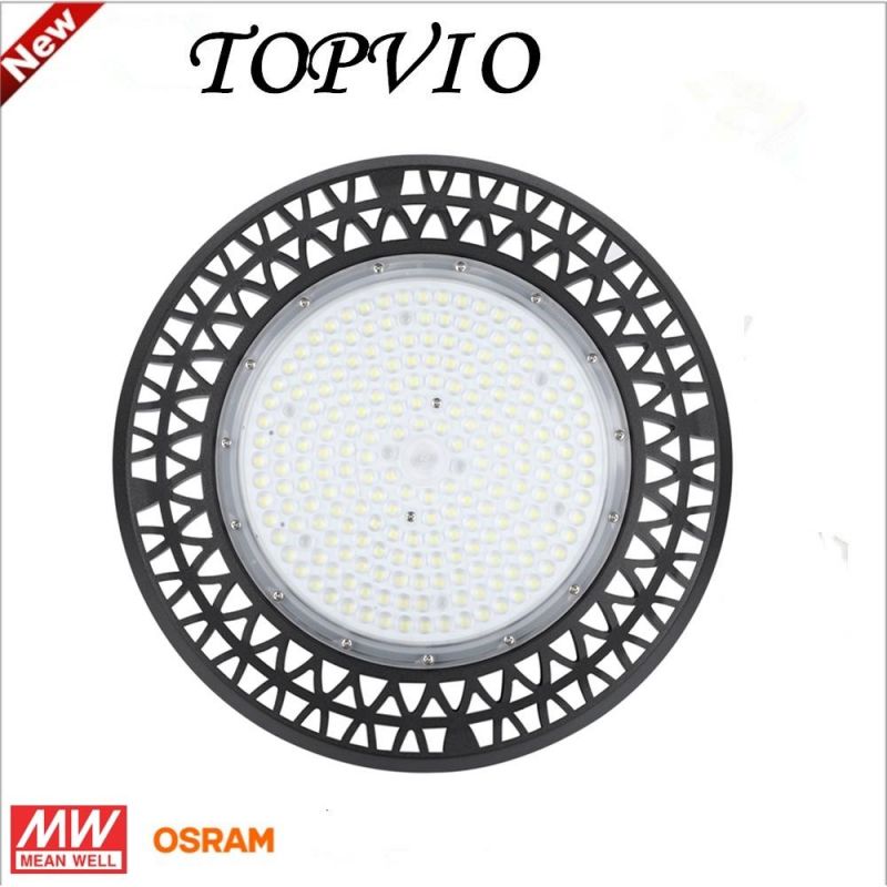 IP65 Waterproof Aluminum SAA CE RoHS Round Ceiling Lamp 100W UFO LED High Bay Light