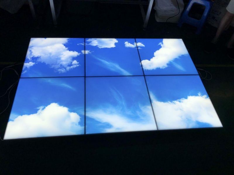 Ra>90 Bluesky/White Clouds Frameless LED Sky Ceiling Panel Light for Home-Use