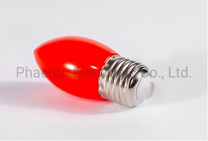 C35 Candle 1W 2W 3W SMD E14 E27 LED Color Holiday Christmas Light  Bulb