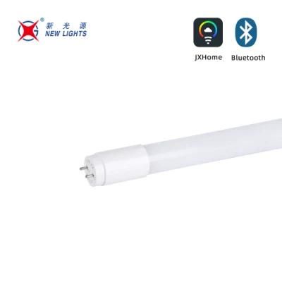 Wholesale CCT Dimmable T8 LED Fluorescent Tubes Light Bluetooth LED Tube Light Sapp Control Smart T8 LED Tube