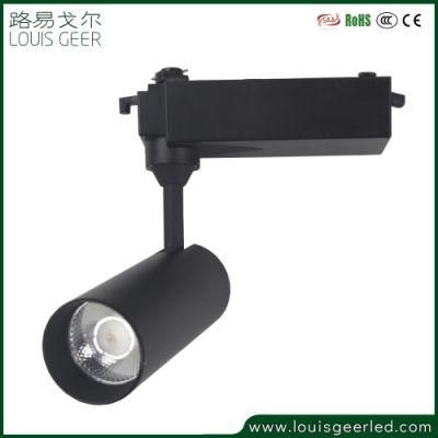 Showroom Commercial Narrow Beam AR111 Modern Track Light LED Ceiling Rail Lamp 3 Whites Ceiling Lighting