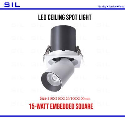 Commercial LED Light Focus Lamp Spot Lighting COB Down Light LED Track Light 15W LED Spotlight