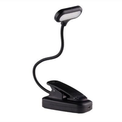 LED Reading Light USB Rechargeable Clip Book Light