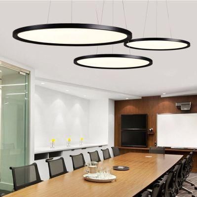 Modern Simple 96W 600mm 100mm LED Ceiling Lighting Super Round Light LED Chandelier