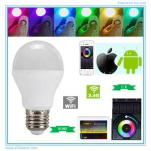 E27 Dimmable LED Ball Bulb Pixel Christmas Light WiFi Smart