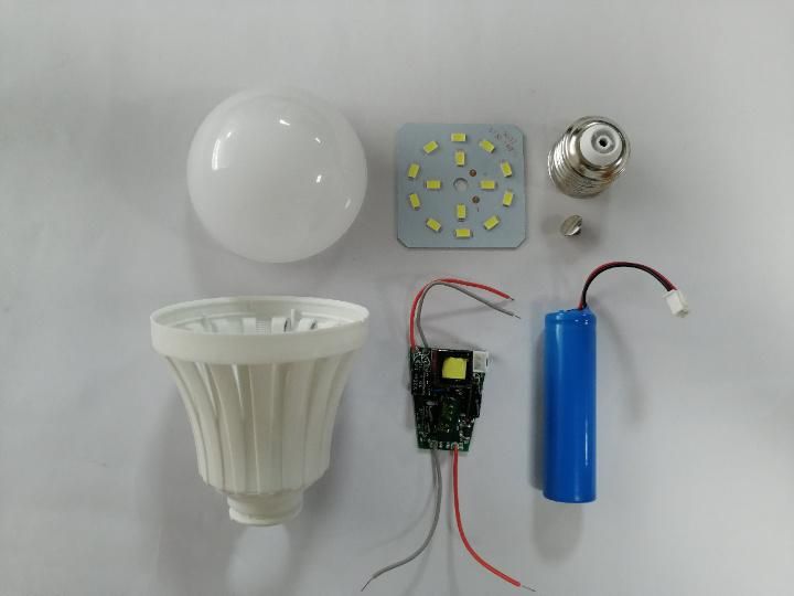 LED AC DC Rechargeable Intelligent Li-Battery LED Bulbs