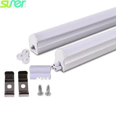 Bright LED T5 Light Linear Tube 0.3m 4W 3000K Warm White 95lm/W with Frosted Cover