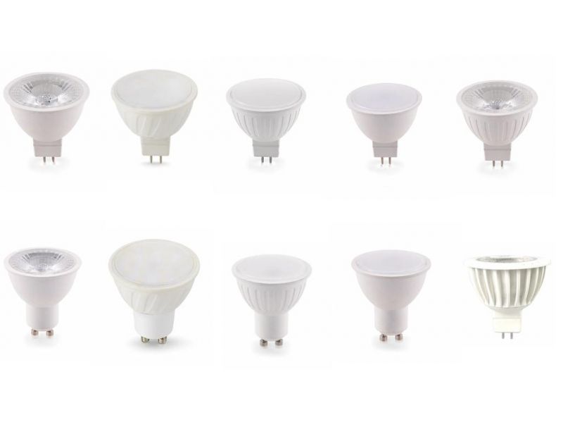 China Factory GU10/MR16 7W 9W Similar COB LED Spotlight Die-Casting Alum Bulb for Indoor Decoration