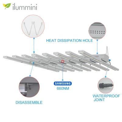 Ilummini Commercial 640W Full Spectrum LED Grow Light Bar for Plant