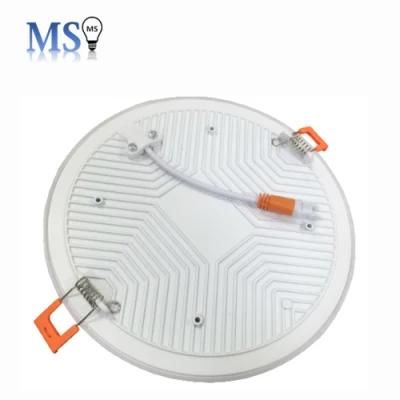 36W Borderless Slim Free-Hole Flat Round Panel Light