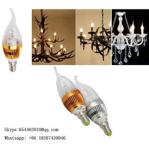 4W Ceramic Radiator LED Candle Bulb