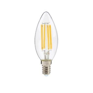 Amber Glass Light Bulb St64 220-240V 6W 600lm E27 Vintage Filament Bulb