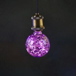 3W Decoration Purple Copper Wire LED Bulb Light