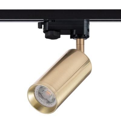 Modern Golden GU10 MR16 Track Light Fixture for Counter Cabinet Ce EMC