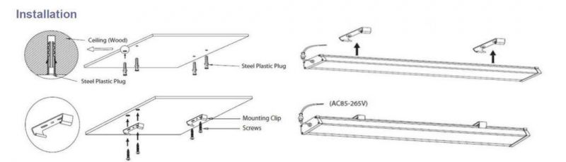 Hot Sale Commercial Lighting LED Office Shop Batten Tube Light Ceiling Light