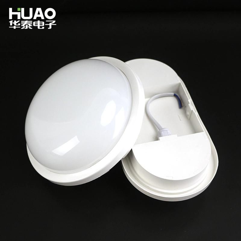 Frame Housing Cover with OEM Brand Packing IP65 Waterproof Ceiling Light 15W 20W Circle Oval Moisture-Proof LED Lamp