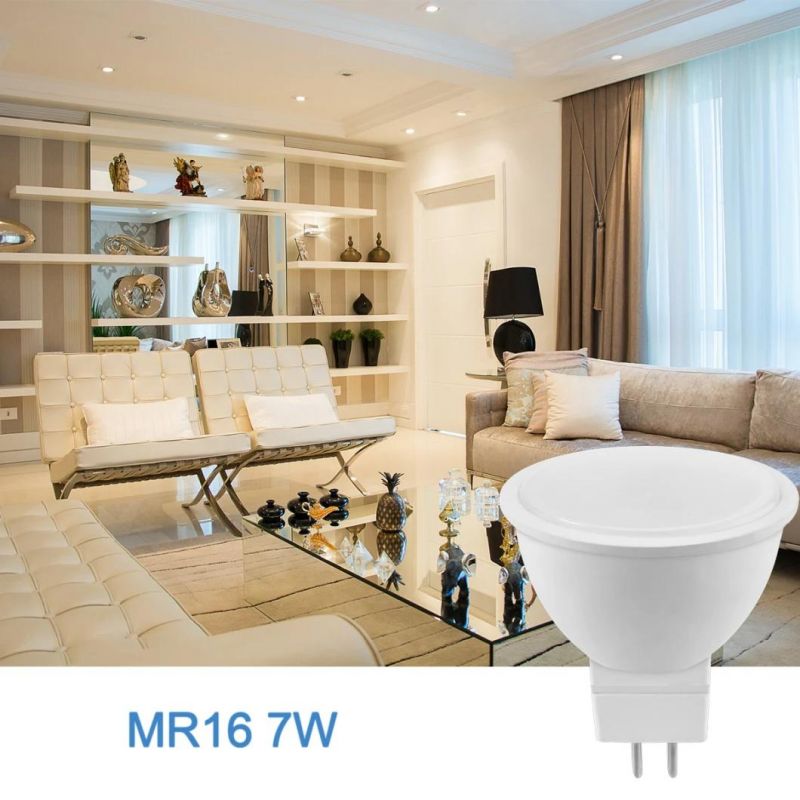 LED 12V 7W MR16 Spotlight Gu5.3 Spot Light Bulb Lamp with New ERP for Indoor Decorative Lighting