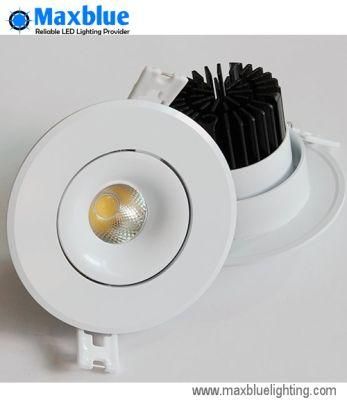 6W/9W Hole 70mm Tiltable CREE LED COB Recessed Ceiling Light